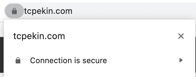 Screenshot of chrome lock - successs